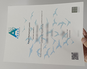 Arden University diploma