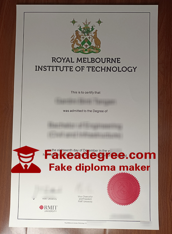 Royal Melbourne Institute of Technology diploma, RMIT University diploma