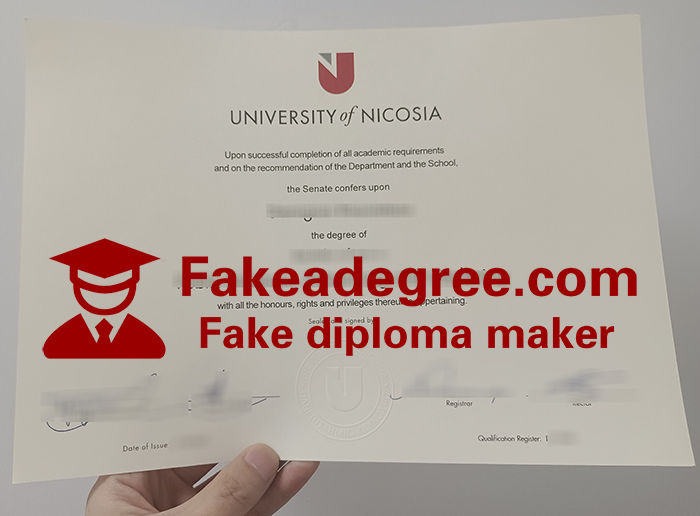 University of Nicosia diploma University of Nicosia diploma