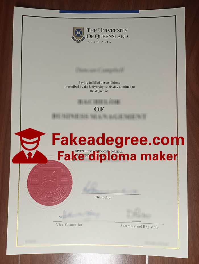 University of Queensland diploma