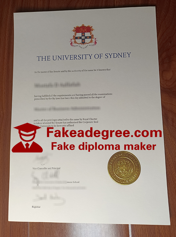 University of Sydney diploma