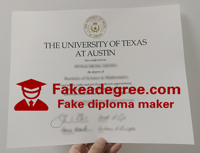 University of Texas at Austin diploma University of Texas at Austin diploma