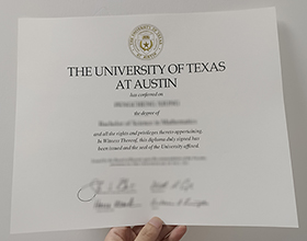 University of Texas at Austin diploma