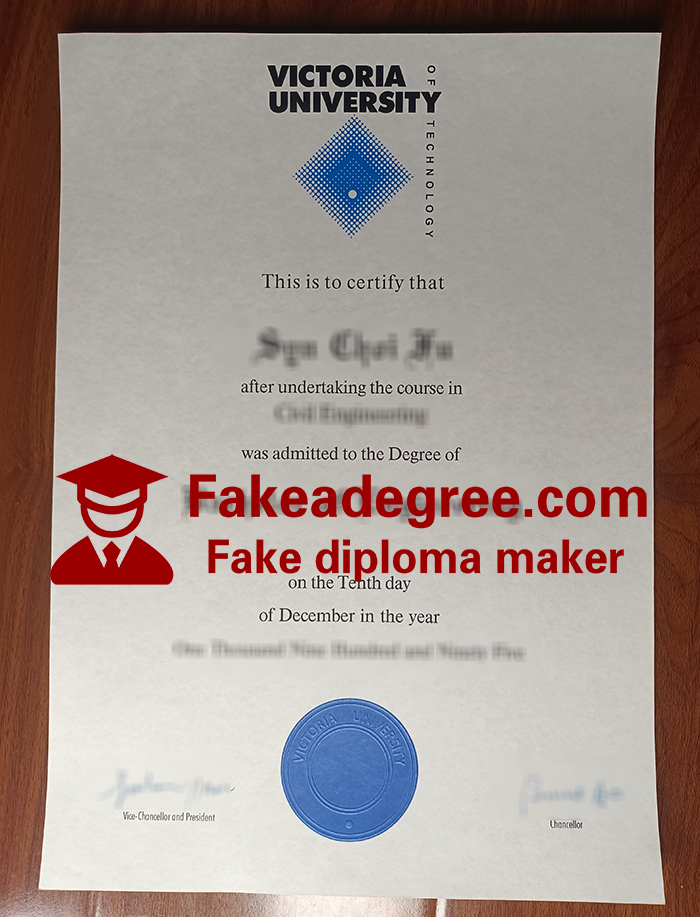 Victoria University diploma