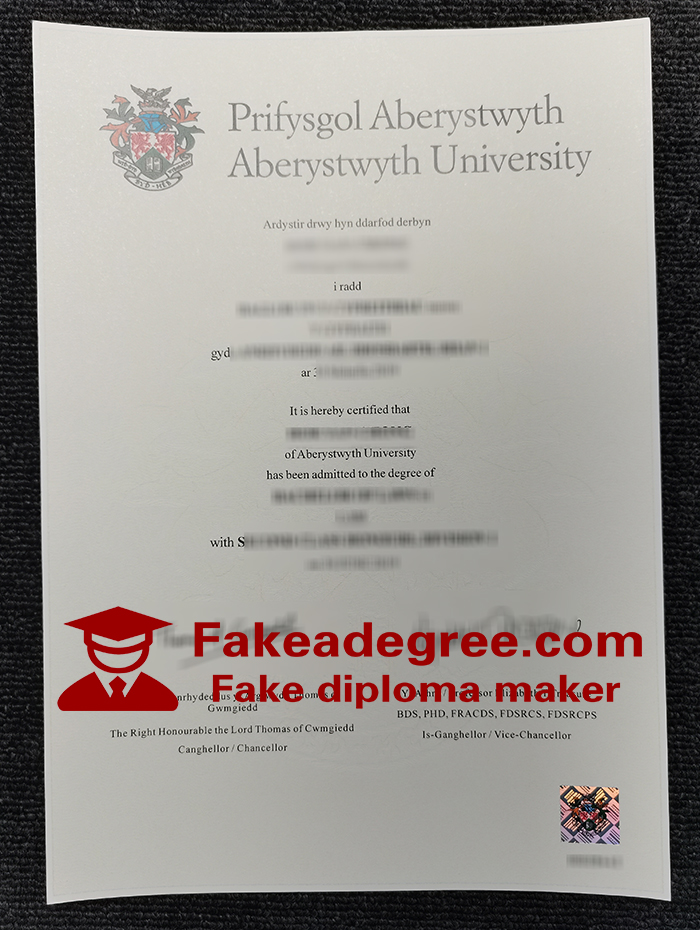 Aberystwyth University diploma