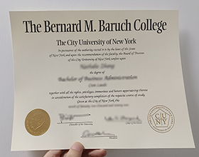 Baruch College diploma