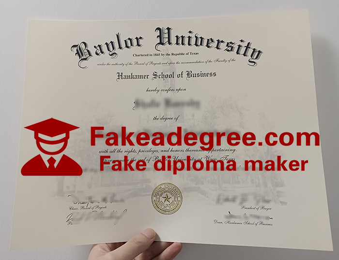 Baylor University diploma Baylor University diploma