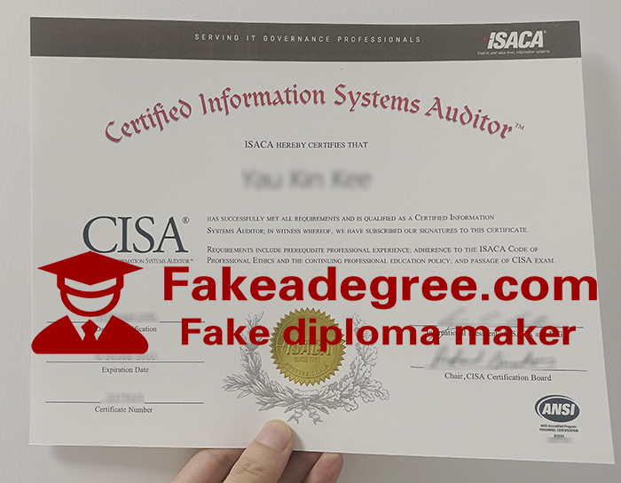 CISA certificate
