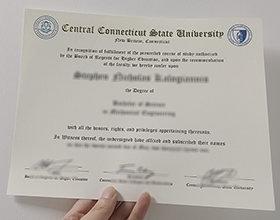Central Connecticut State University diploma