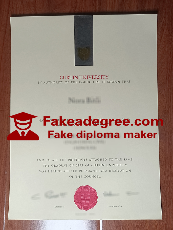 Curtin University diploma