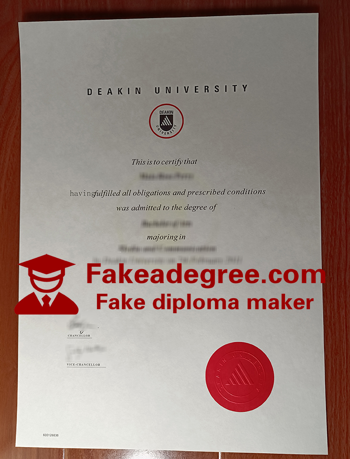Deakin University diploma