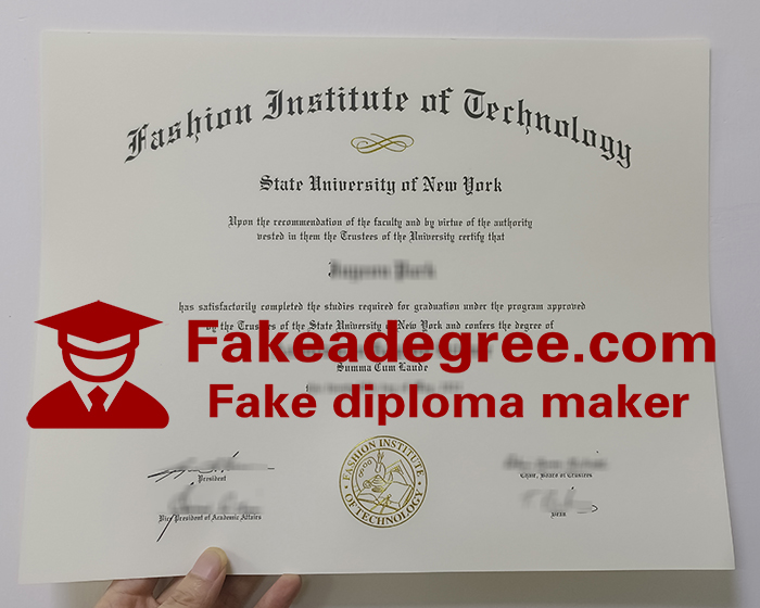 Fashion Institute of Technology diploma Fashion Institute of Technology diploma