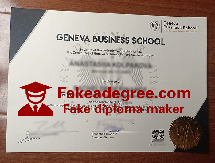 Geneva Business School degree Geneva Business School degree