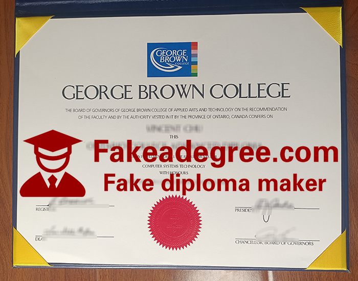 George Brown College diploma