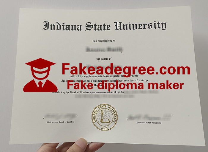 Indiana State University diploma Indiana State University diploma