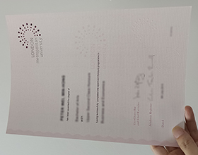 London Metropolitan University diploma
