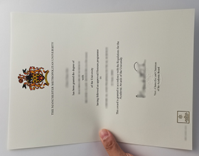 Manchester Metropolitan University diploma