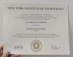 New York Institute of Technology diploma
