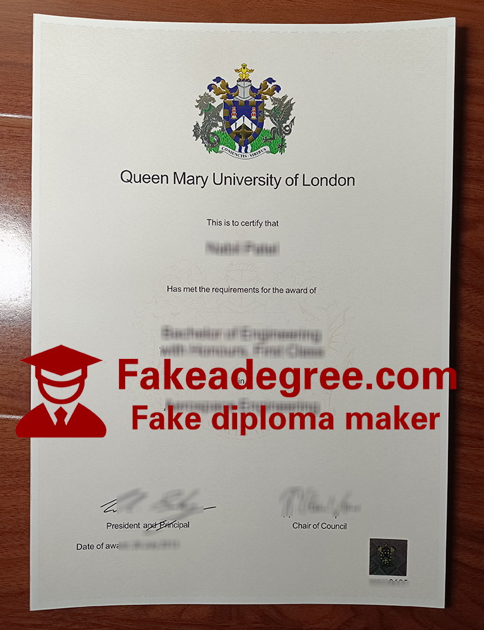 Queen Mary University of London diploma