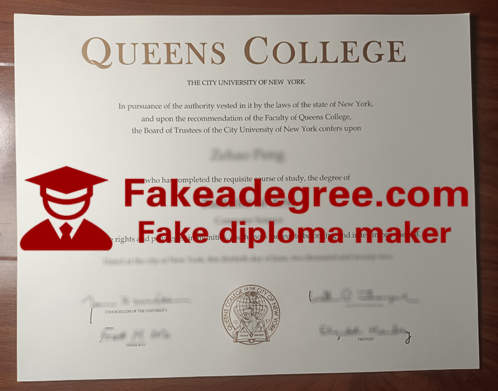Queens College diploma Queens College diploma