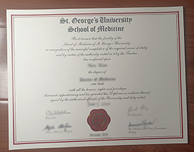 St. George's University diploma