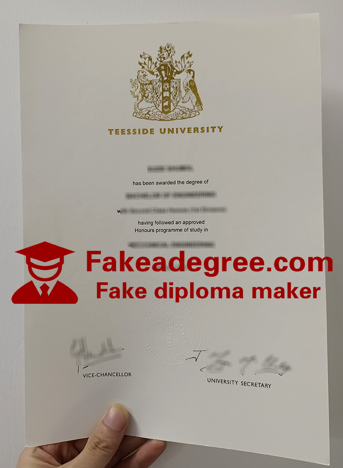 Teesside University diploma Teesside University diploma