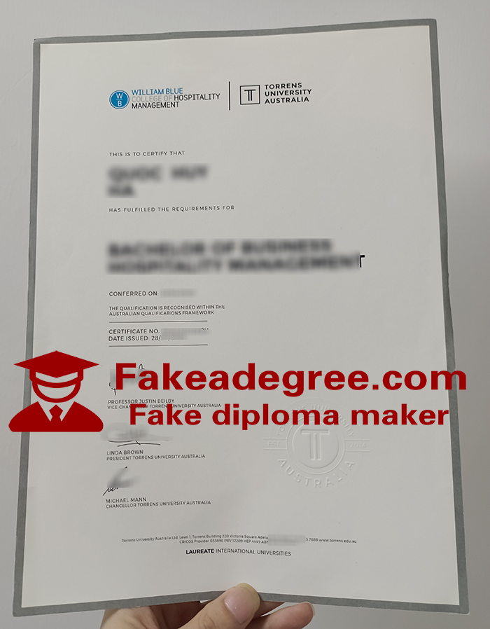 Torrens University diploma Torrens University diploma