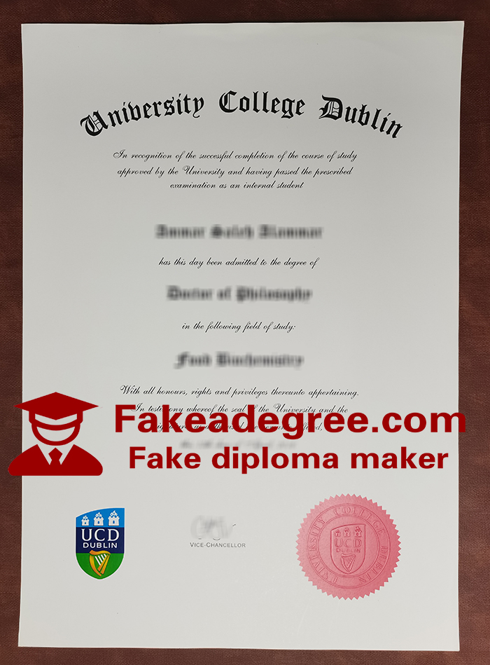 University College Dublin diploma