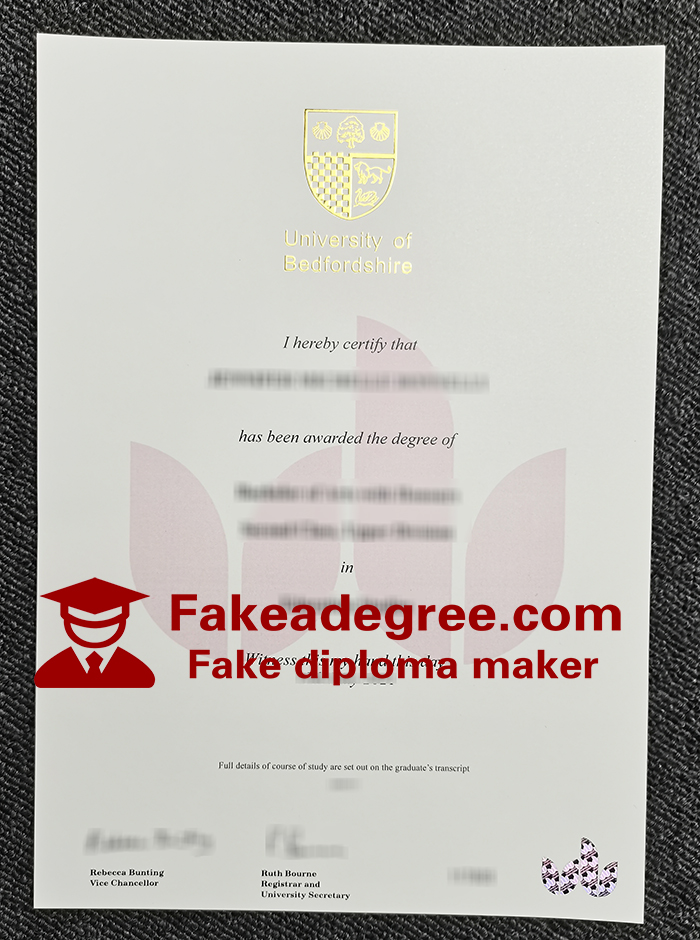 University of Bedfordshire diploma