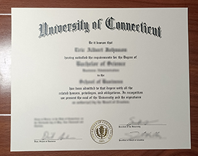 University of Connecticut diploma