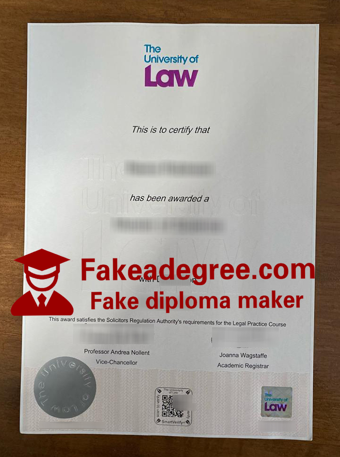 University of Law diploma
