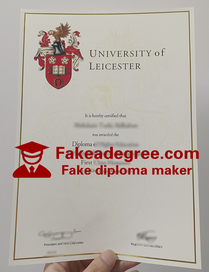 University of Leicester diploma