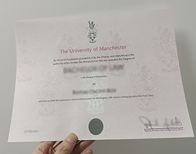 University of Manchester diploma