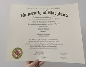University of Maryland diploma