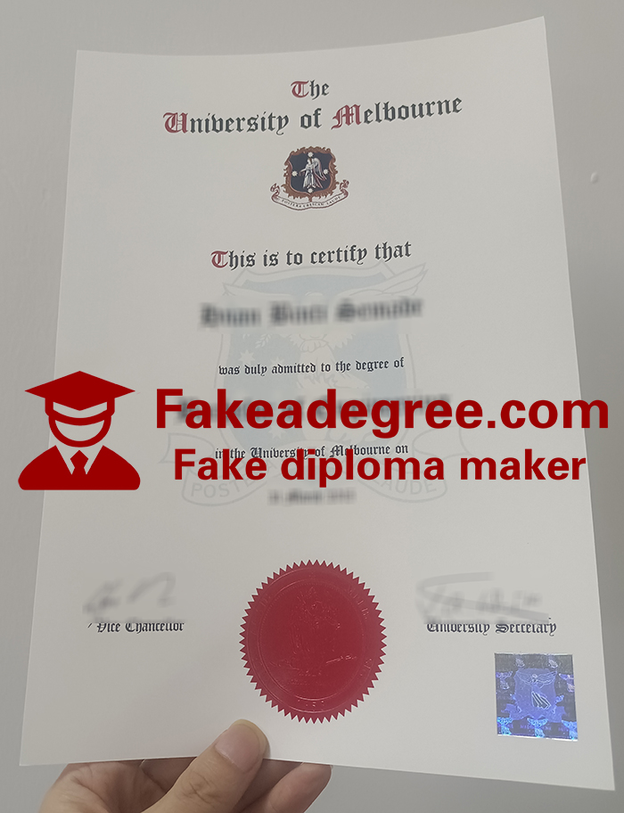 University of Melbourne diploma