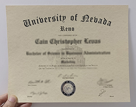University of Nevada diploma