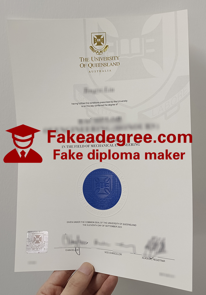 University of Queensland degree