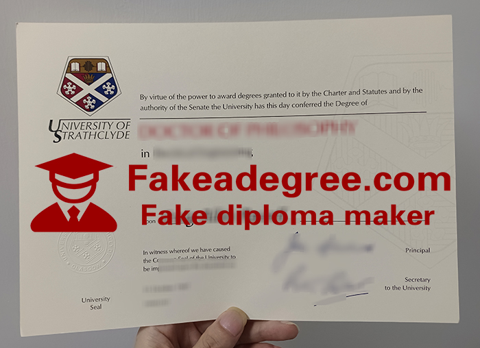 University of Strathclyde diploma