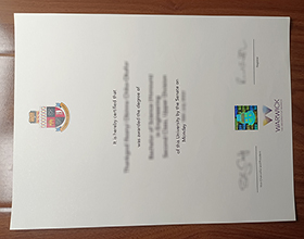 University of Warwick diploma