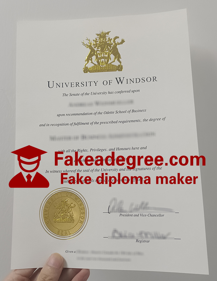 University of Windsor diploma