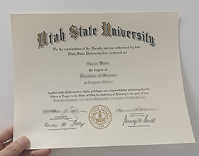 Utah State University diploma