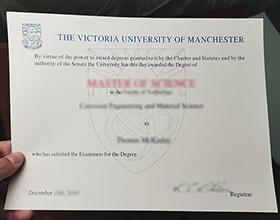 Victoria University of Manchester diploma