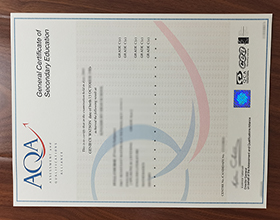 AQA certificate
