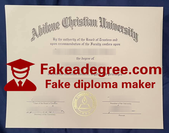 Abilene Christian University diploma, ACU diploma Abilene Christian University diploma