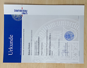 Albert-Ludwigs-Universität Freiburg Urkunde
