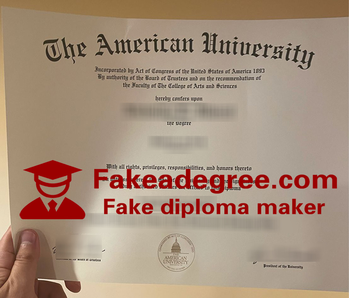 American University diploma American University diploma