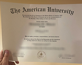 American University diploma