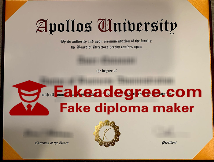 Apollos University diploma Apollos University diploma