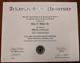 Arkansas State University diploma