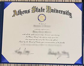 Athens State University diploma